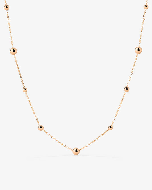 Infinite Beads Collana Oro Rosa