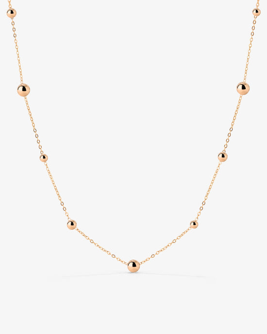 Infinite Beads Collana Oro Rosa