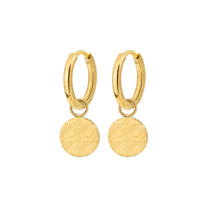 Buena Vibra Hoops Small Oro