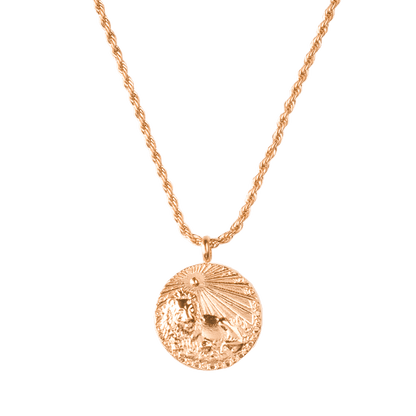 Zodiac Sign Collana Oro Rosa