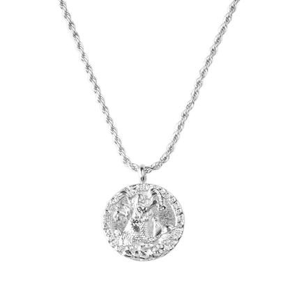 Zodiac Sign Collana Argento