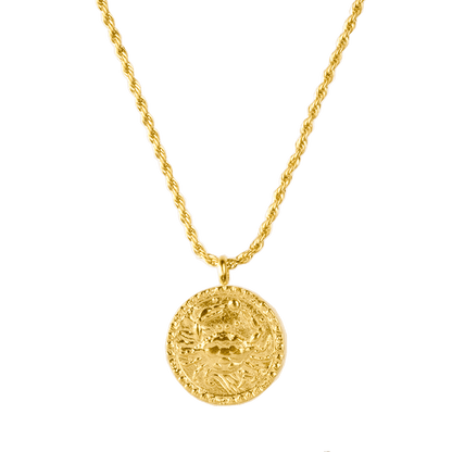 Zodiac Sign Collana Oro
