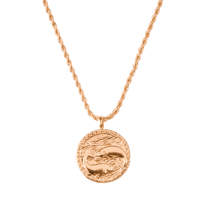 Zodiac Sign Collana Oro Rosa