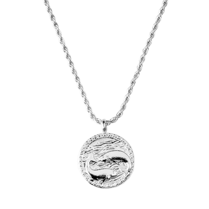 Zodiac Sign Collana Argento