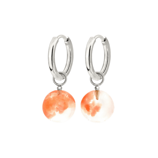 Sunset Dream Hoops Small Argento