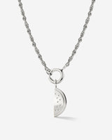 Melony Rope Chain Collana Set Argento