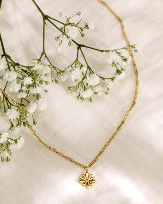 Flowery Collana Oro Rosa