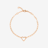 Loving Heart Bracciale Oro Rosa