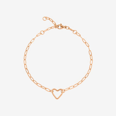 Loving Heart Bracciale Oro Rosa
