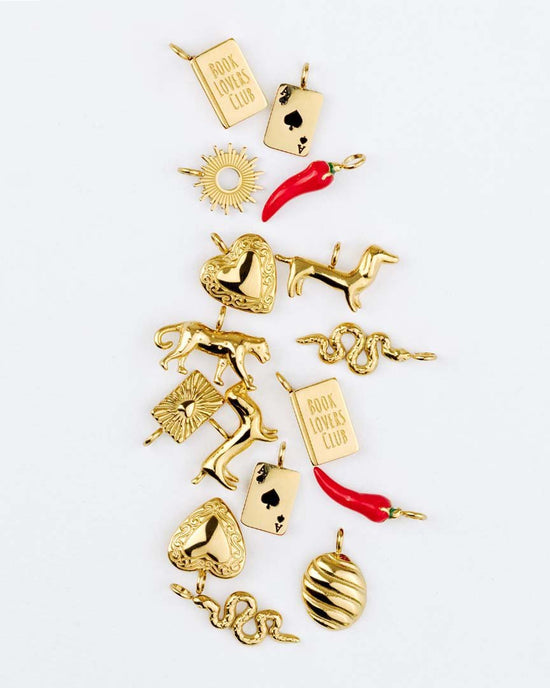 Rope Chain Charm Collana Set