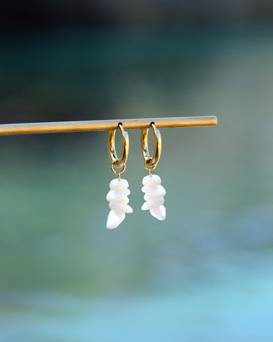 Shell Relic Hoop Set Small