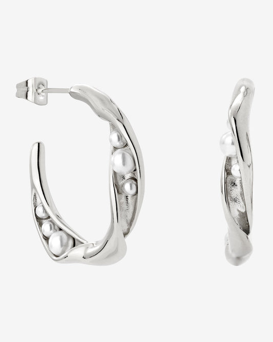 Branch Pearl Orecchini Argento