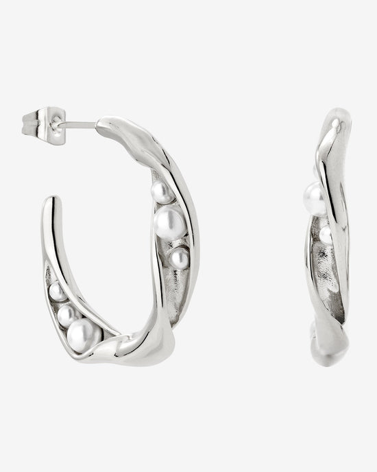 Branch Pearl Orecchini Argento