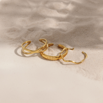 Anello da Piede It Comes in Waves Oro