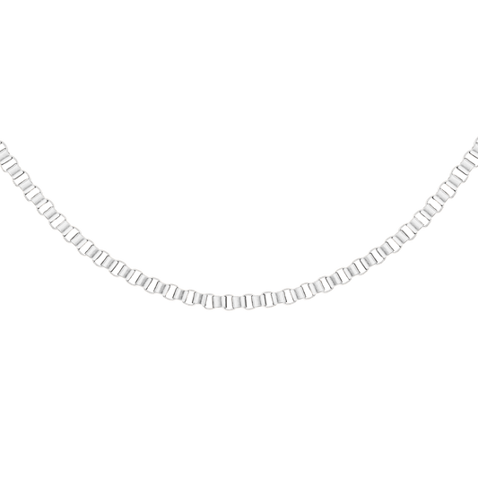 Box Chain Collana Argento