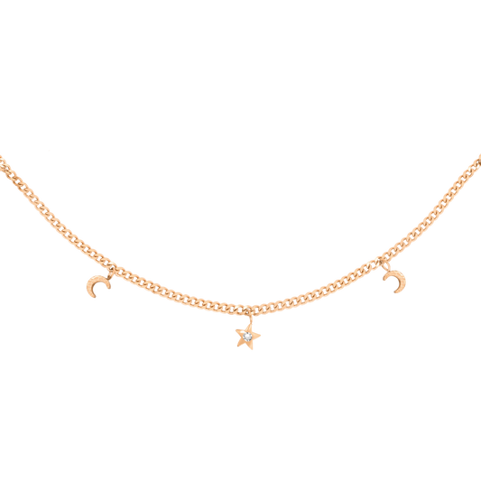 Midnight Collana Oro Rosa