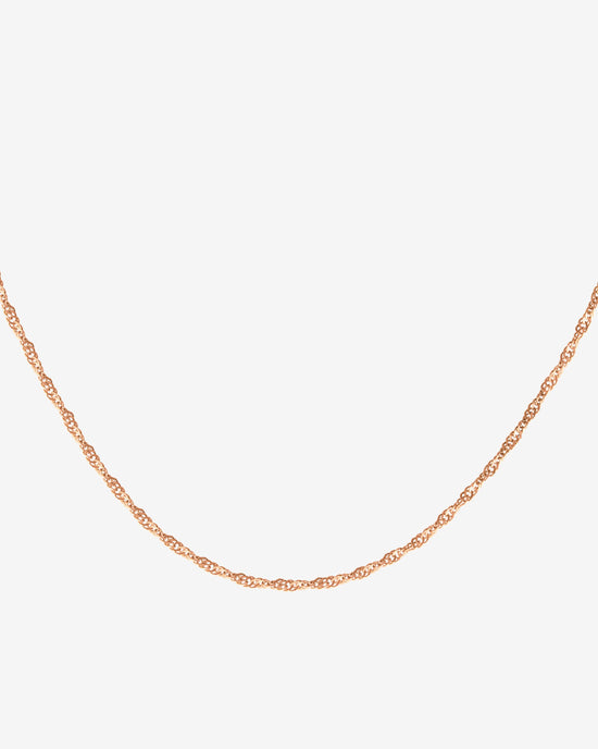 Slim Singapore Collana Oro Rosa