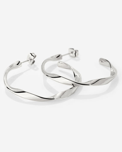 Sahira Orecchini Medium Argento