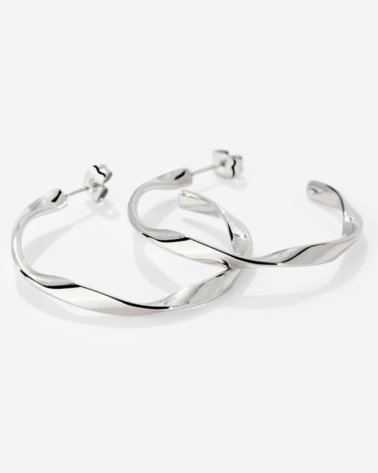 Sahira Orecchini Medium Argento