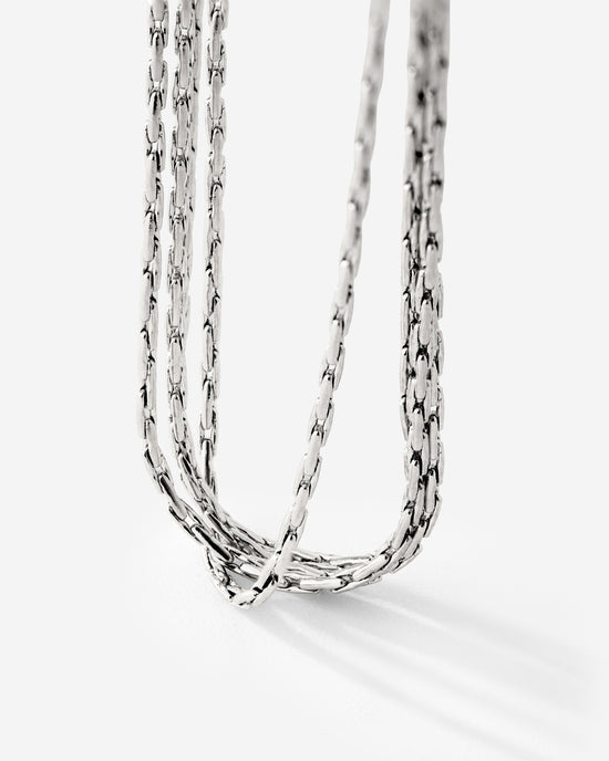 Cascade Layer Collana Argento