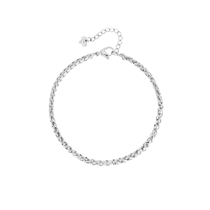 Braid Chain Bracciale Argento