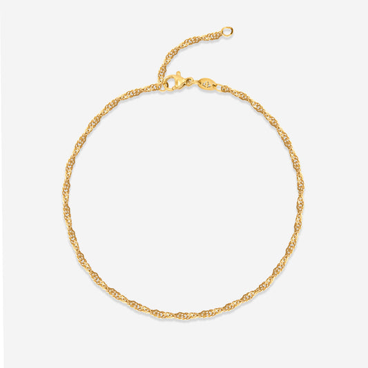 Slim Singapore Cavigliera Oro