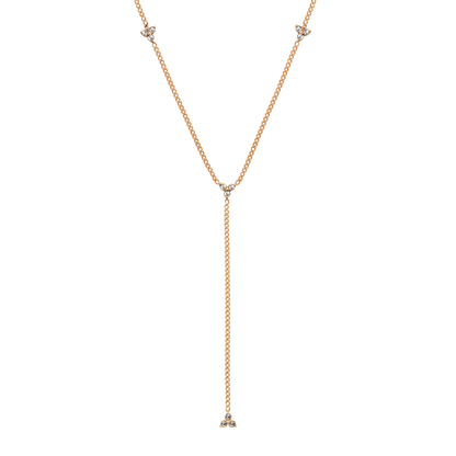 Sparkling Y-Chain Oro Rosa