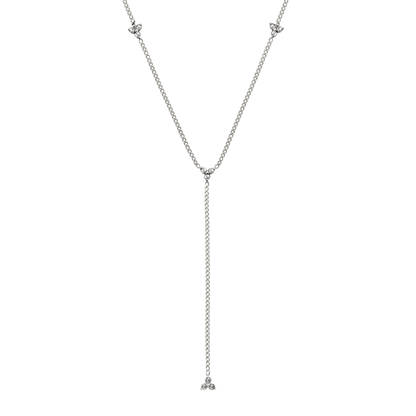 Sparkling Y-Chain Argento