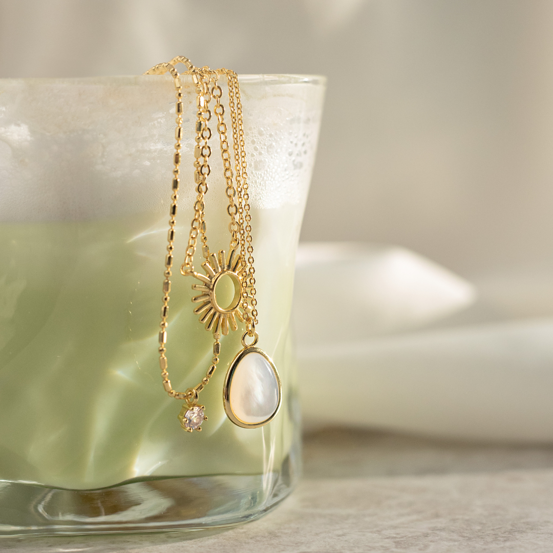 Mother of Pearls Collana Argento