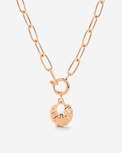 Ocean Lovers Oval Links Collana Set Oro Rosa