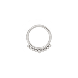 Boho Click Piercing Argento