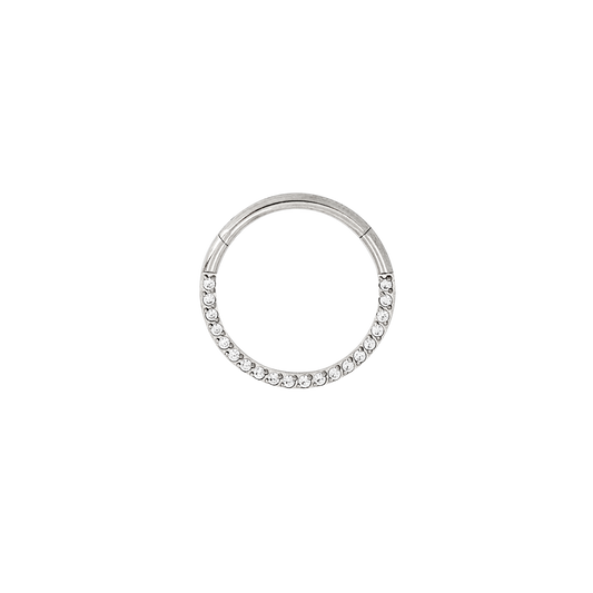 Boho Click Piercing Argento