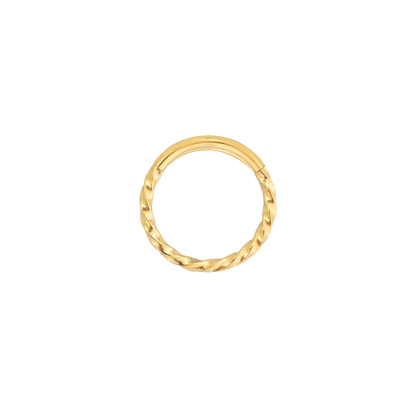 Twisted Click Piercing Oro