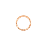 Twisted Click Piercing Oro Rosa