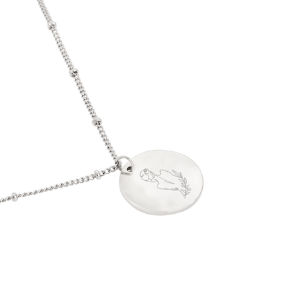 Bloom with grace Collana Argento
