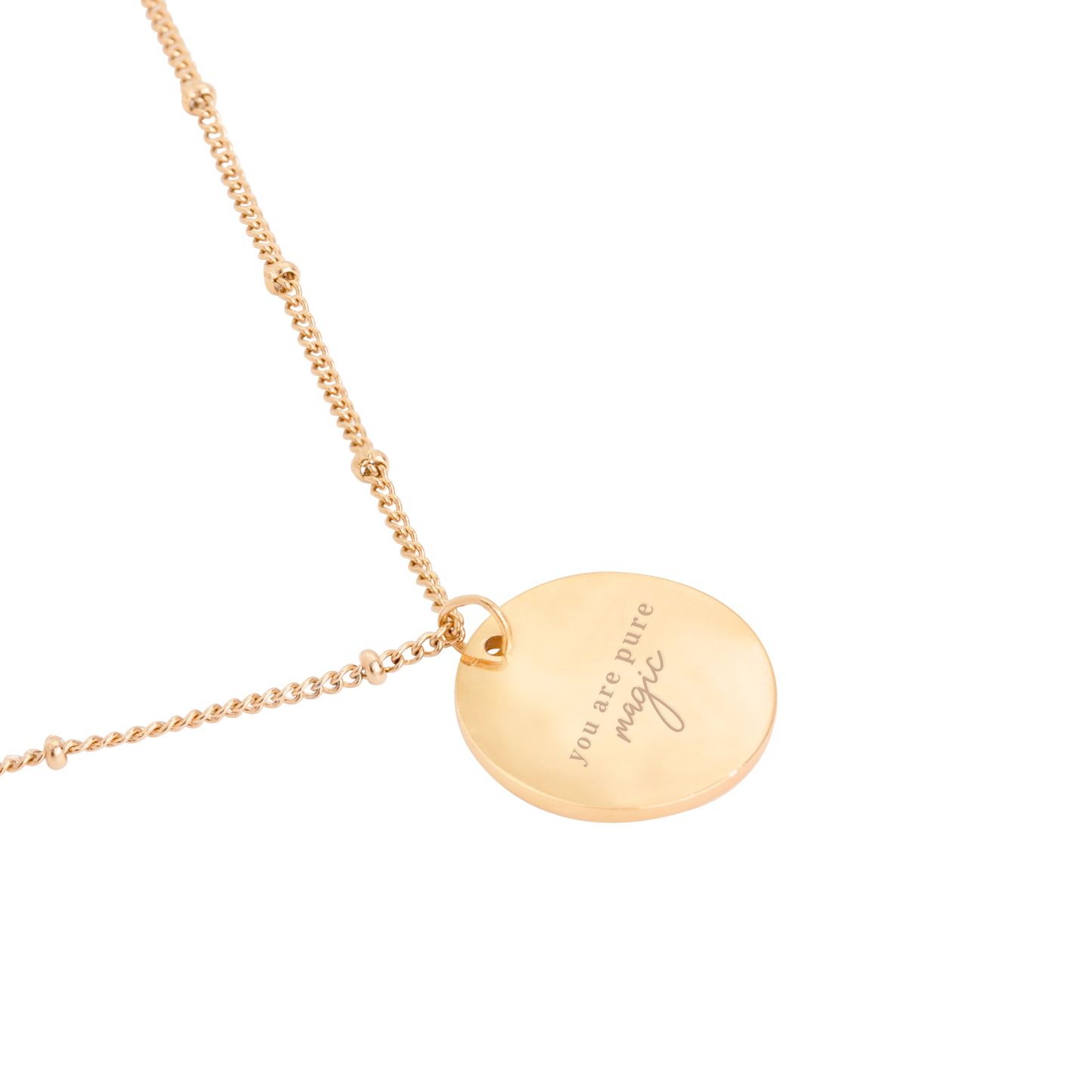 You are pure magic Collana Oro Rosa