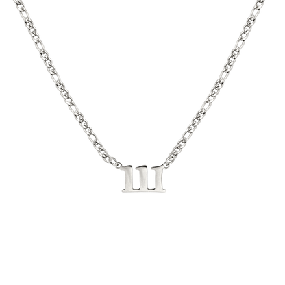 Angel Number Collana Argento