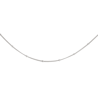 Beads Choker Argento