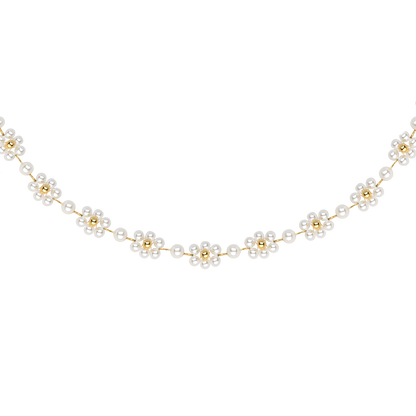 Bonita Flor Choker Oro
