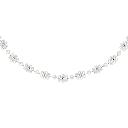 Bonita Flor Choker Argento