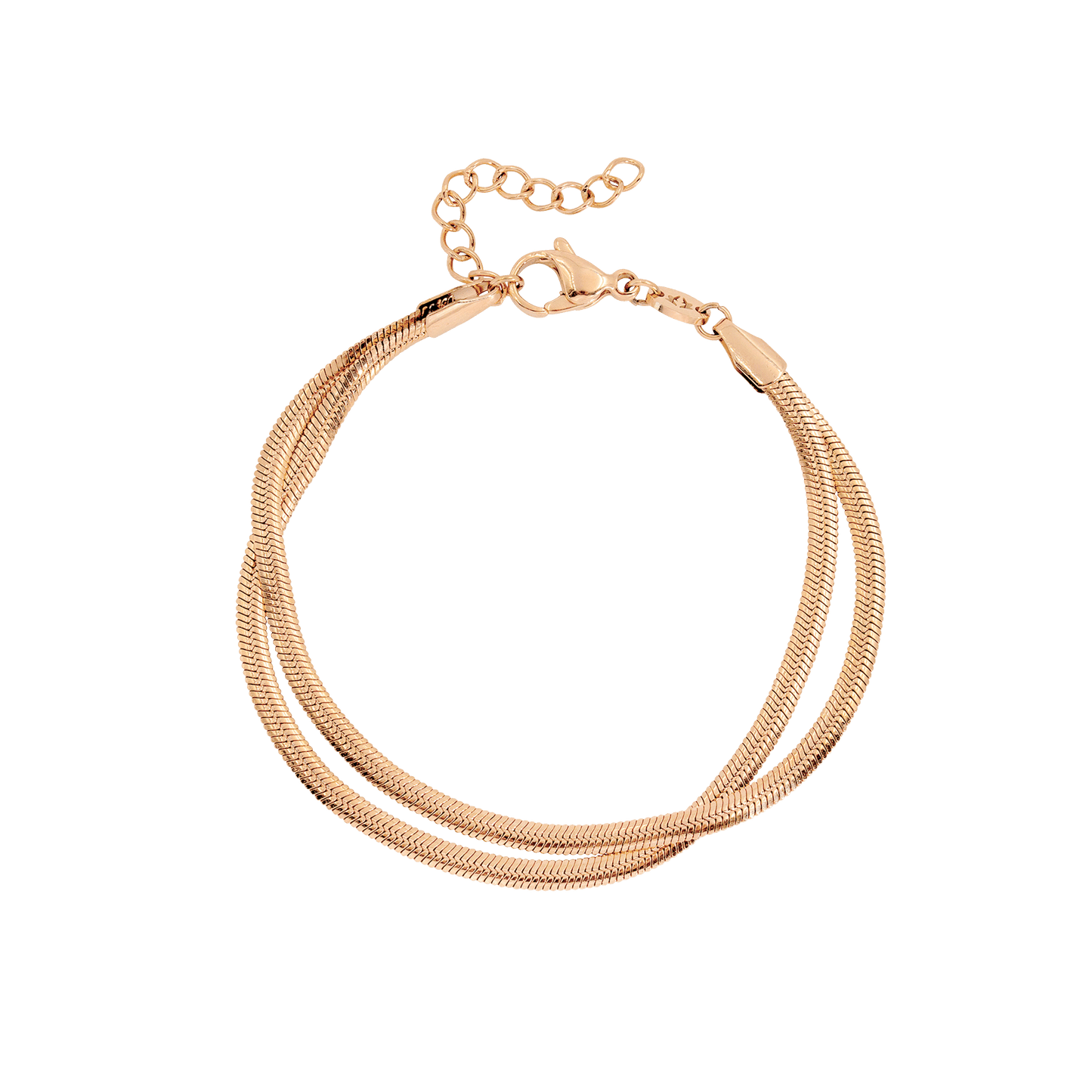 Duality Chain Bracciale Oro Rosa