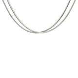 Duality Chain Collana Argento