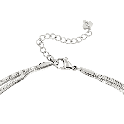 Duality Chain Collana Argento