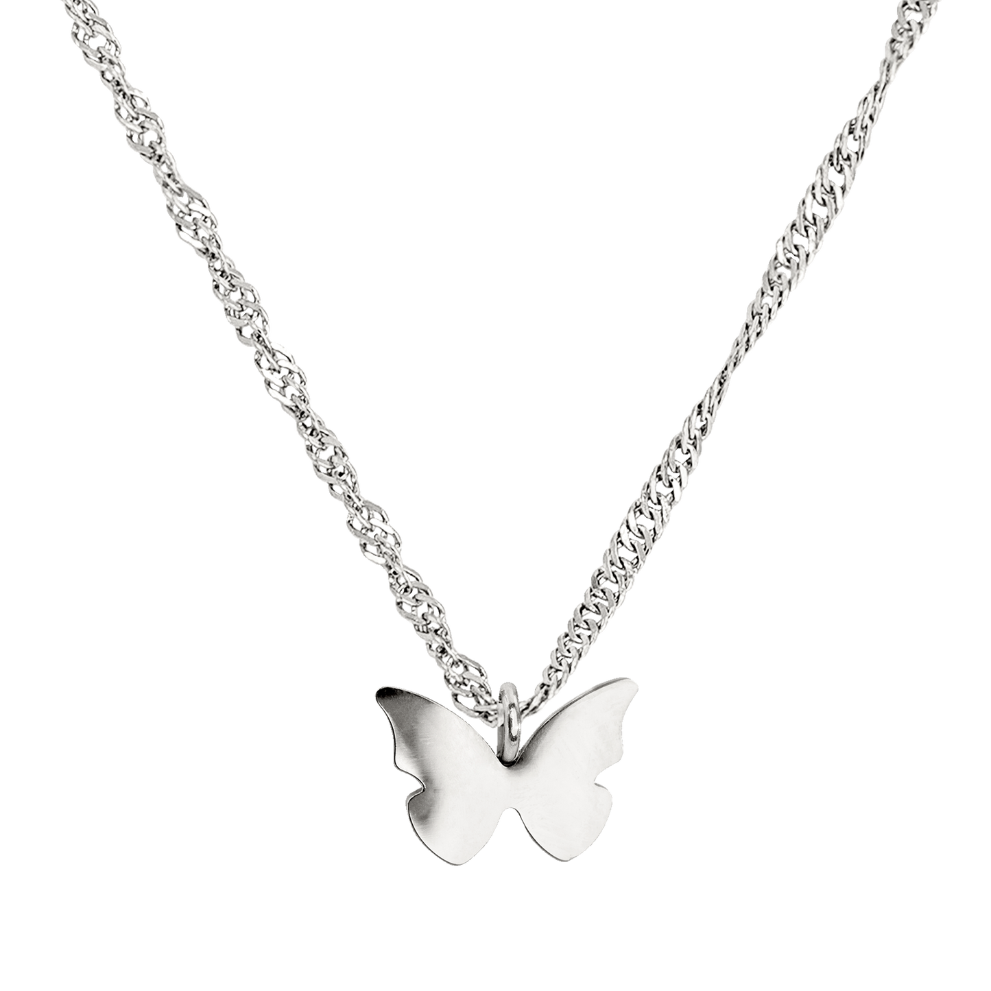 Flutterby Collana Argento