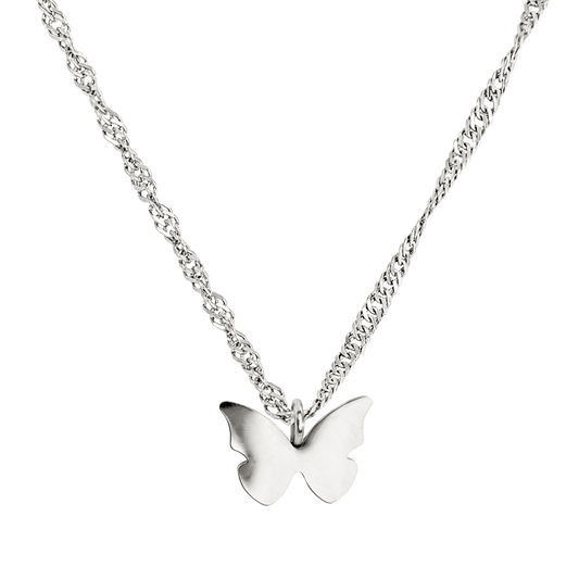 Flutterby Collana Argento