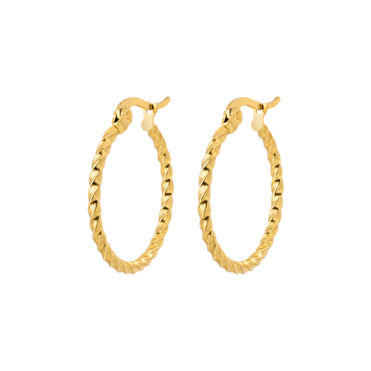 Twisted Hoops Large