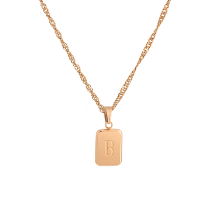 Letter Collana Oro Rosa