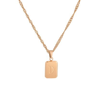 Letter Collana Oro Rosa