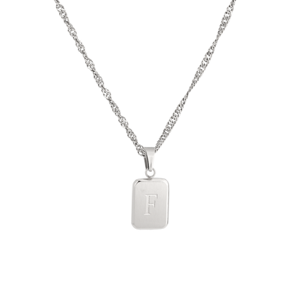 Letter Collana Argento