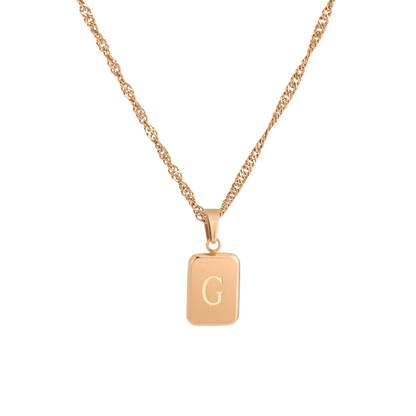 Letter Collana Oro Rosa